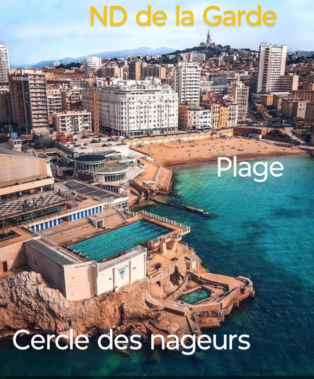 Studio Coin Nuit, Entre Plage Et Centre Marsiglia Esterno foto